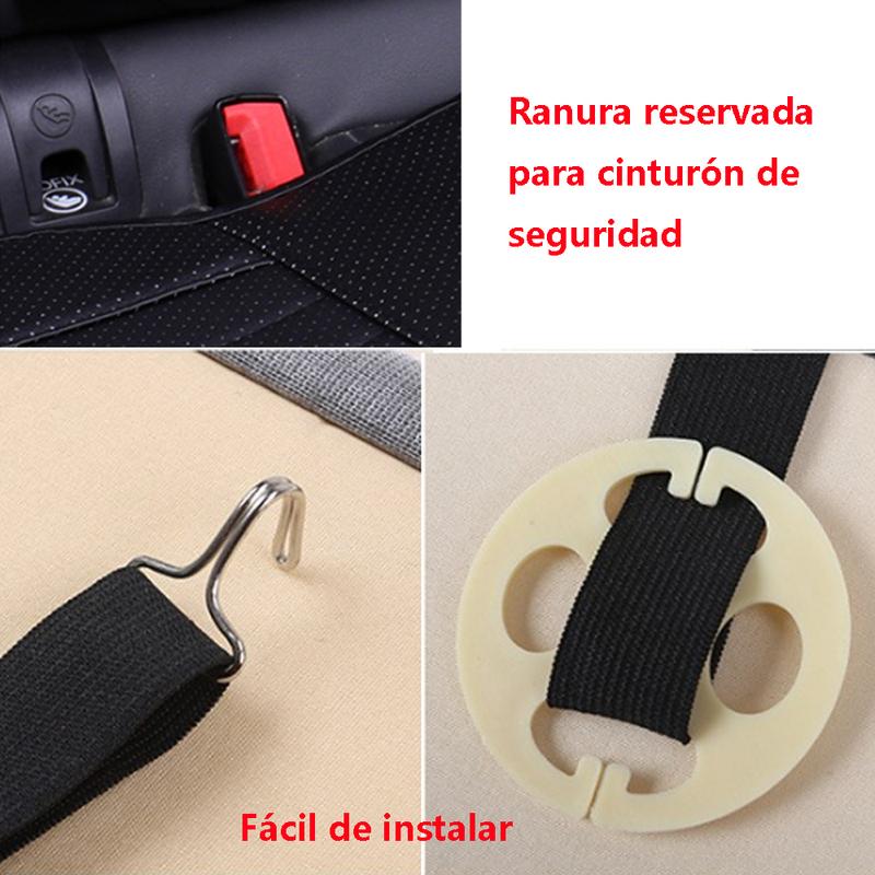 PU Leather Rear Seat Cushion Universal Protect Seat Cover Sponge Ide Black Mat Protector Pad Breathable Auto Interior Styling