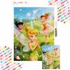 Tinker Bell Fairy Magic Garden Handmade diy5D Mosaic Art Kit Home Decoration Gift