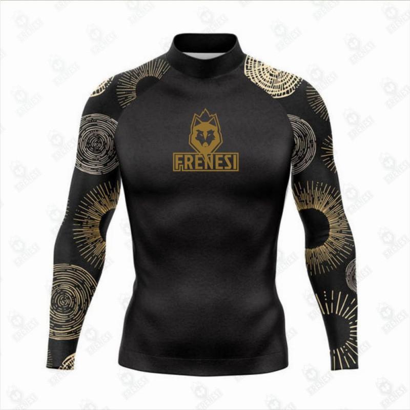 Frenesi Rash Guard Surfing Diving Swimming UPF 50 UV Protection Quick Dry Unisex Beach Sport Shirt