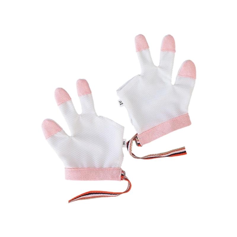 Baby Bijtbestendige Handschoenen Voorkomen Handkauwen Beschermend Ademend Ontwerp Comfort voor Pasgeborenen Peuter