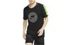 T Shirts Men's Black Crew Neck Moderate Straight Fit BV5599-010