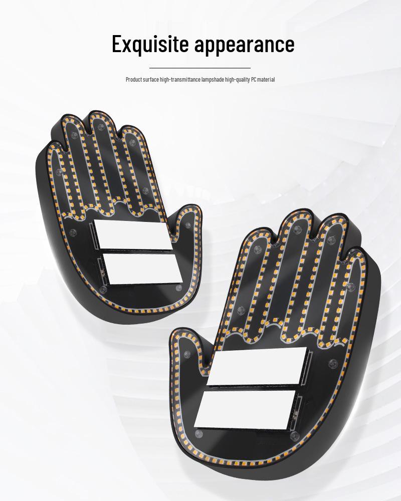 Multi-Functional Car Gesture Warning Light