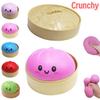 Crackling Dumpling  Squeeze Toy Sound Effects Realistic Food Pinch  For Kids Adults