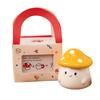 Mushroom Shaped Ceramic Mug Lid Unique Designs Drinking Cup For Women Gift Heat Resistant Home Drinkware