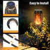 1/2/4/6/8/10Pcs Solar Flame Torch Lights Flickering Light Waterproof Garden Decoration Outdoor Lawn Path Yard Patio Floor Lamps