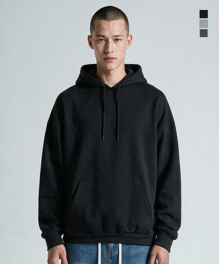 GENERAL WORKS Oversized Mini Terry Pullover Hoodie 3 Colors Fw6012