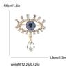 Beaut&Berry Creative Fashion Alloy Inlaid with Rhinestone Devil Eyes Brooch Women's Corsage Pin Accessories Gift