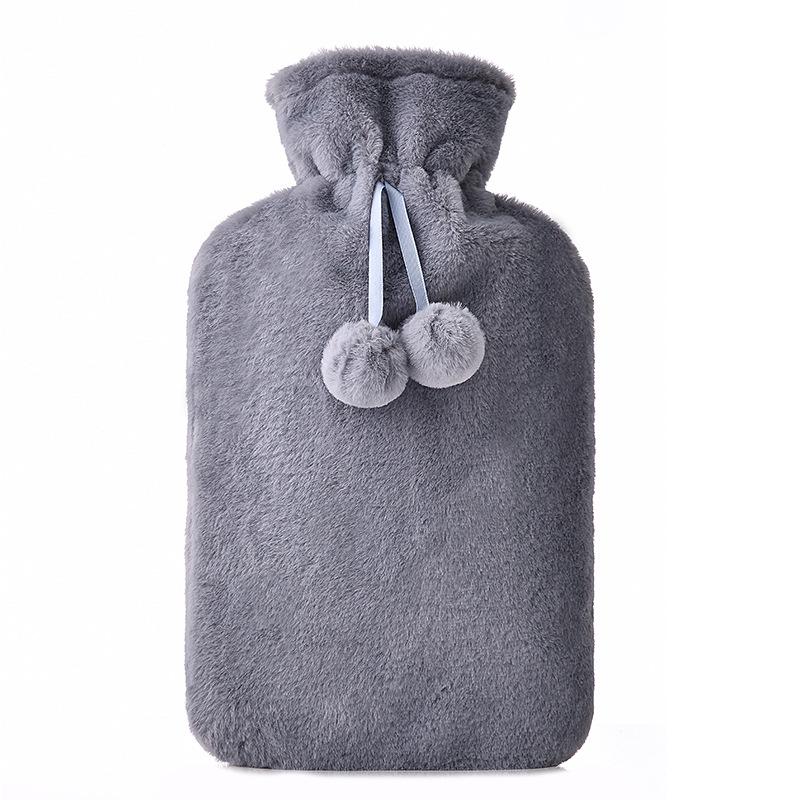 Cartoon Animal Plush Hot Water Bottle with Explosion-proof Liner - New Style for Students
