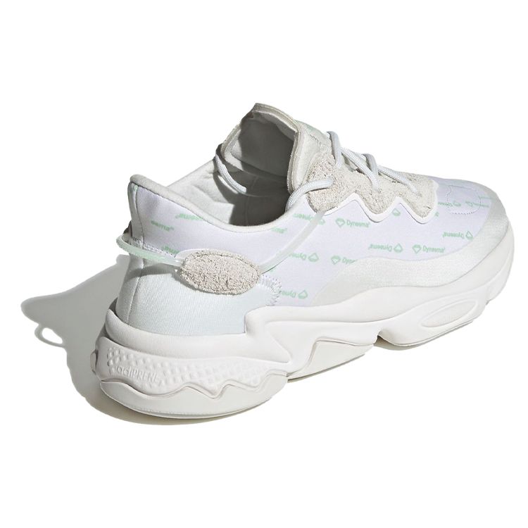 Adidas Originals Ozweego Nylon Casual Versatile Shock Absorbing Low Top Lifestyle Sneakers Unisex Sneakers White Green FV1806