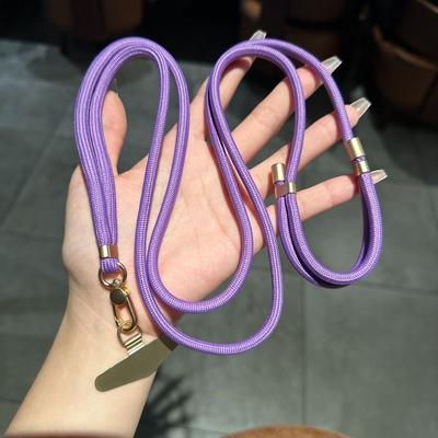 Universal Crossbody Phone Lanyards with Patch Adjustable Mobile Phone Strap Lanyard Neck Rope for Cell Phone Hanging Cord Strap