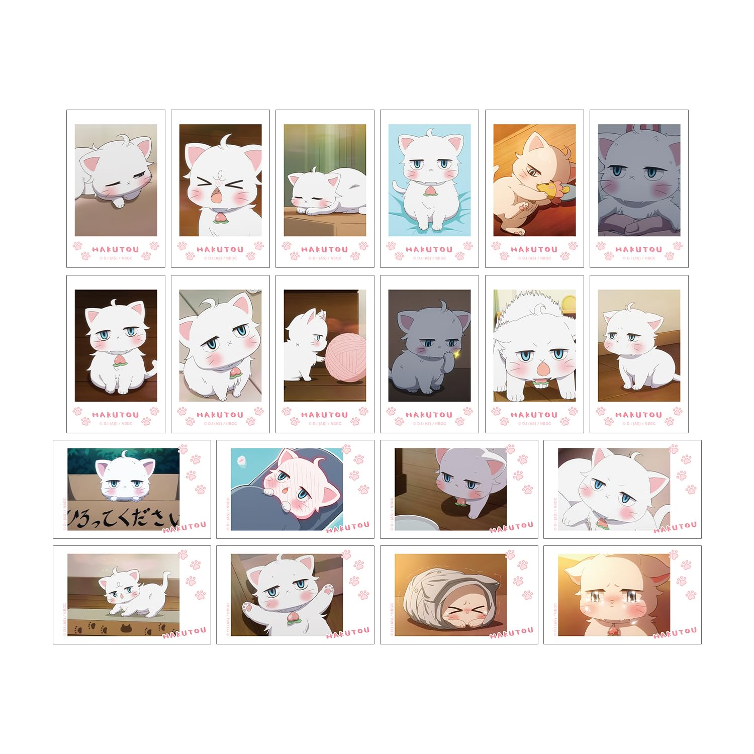 

New Boss is a TV Anime Trading White Peach Instant Camera Style Illustrated Box of 20 My Natural Cards, Only, Stills,