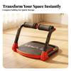 Compact Ab Midsection Workout | Space-Saving, Sit-up Exercise Equipment,