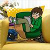 EEddsworld Edd Tom Matt Tord Round Various Sizes Square Pillow Case For Car Home Bedchamber Decor