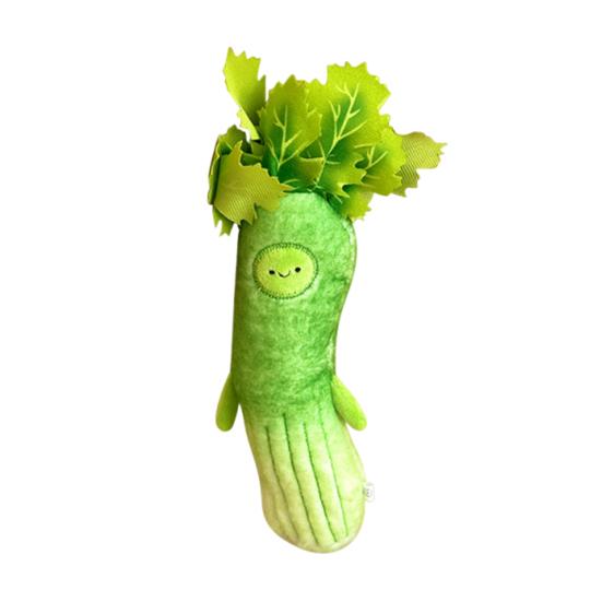 Cute Vegetable Plush Pendant Keychain Creative Cartoon Tender Celery Shape Doll Soft Plush Keyring Backpack Pendant