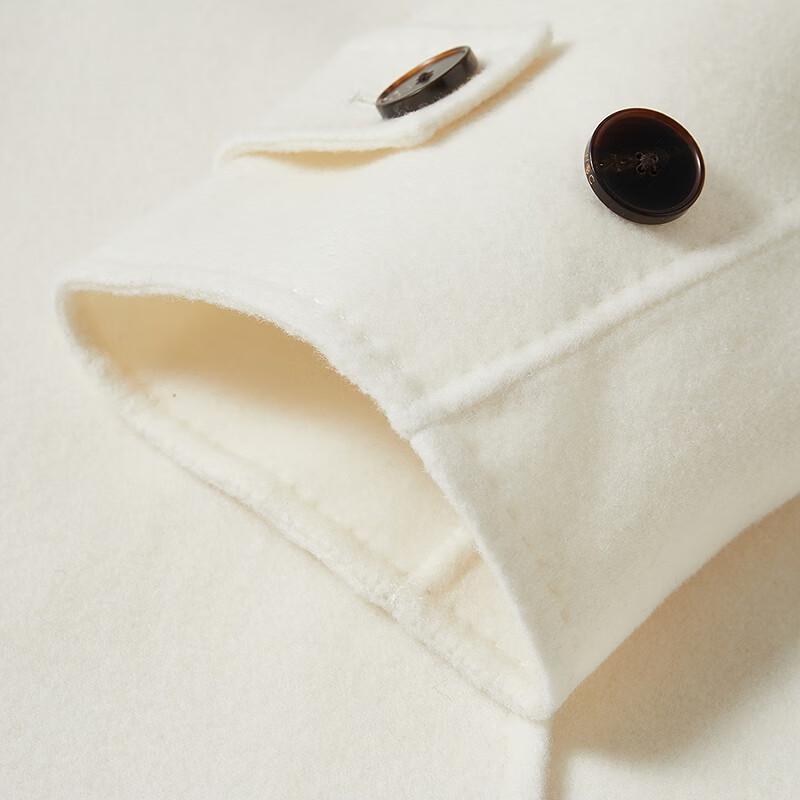 Teenie Weenie Women's Detachable Scarf Wool Blend Coat