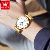 OLEVS Top Brand Casual Quartz Watches for Men Original Stainless Steel Business Men's Wrist Watches Waterproof Wrist Watch Men