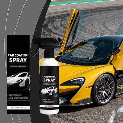 Spray de Revestimiento para Coche: Recubrimiento Exterior para Automóviles, Restauración de Superficie de Pintura, Mejora del Brillo, Spray de Limpieza y Mantenimiento 100ML