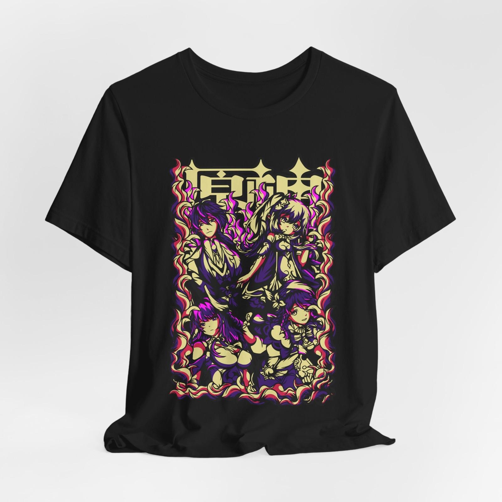 

Genshin Impact T-Shirt Mens Womens Tees Top Tee Tops, Gamer Shirt, Anime Graphic Top, Unisex Jersey T-Shirt Mens Womens Tees Top Tee Tops, Video M