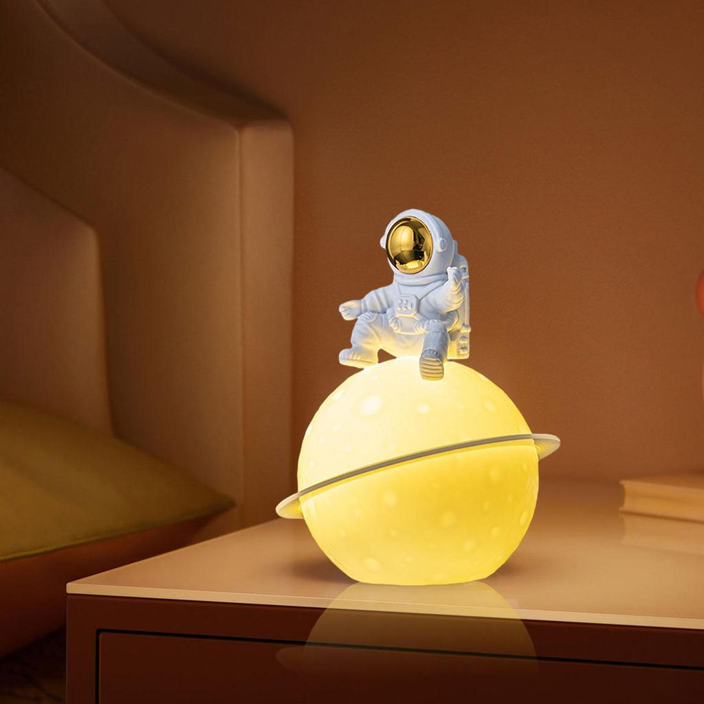 3D Astronaut Moon Light LED Bedside Night for Kids Desktop Decoration Lights Creative