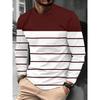 New Autumn Men Round-neck Casual Streetwear Loose and Fashionable Sportswear Letter-patterned Creative Long-sleeved T-shirt