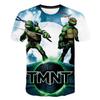 Teenage Mutant Ninja Turtles Print T-Shirt for Boys Men , Classic TMNT Cartoon Graphic Tee Comfortable Daily Wear Streetwear Fashion Clothes XXS-6XL