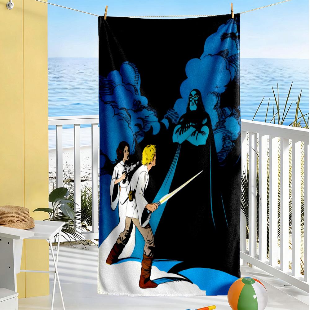 Star Wars Beach Towel High Absorbency Quick-Dry Comfortable Lightweight