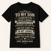 To My Son T-Shirt: Heartfelt Gift From Dad or Mom