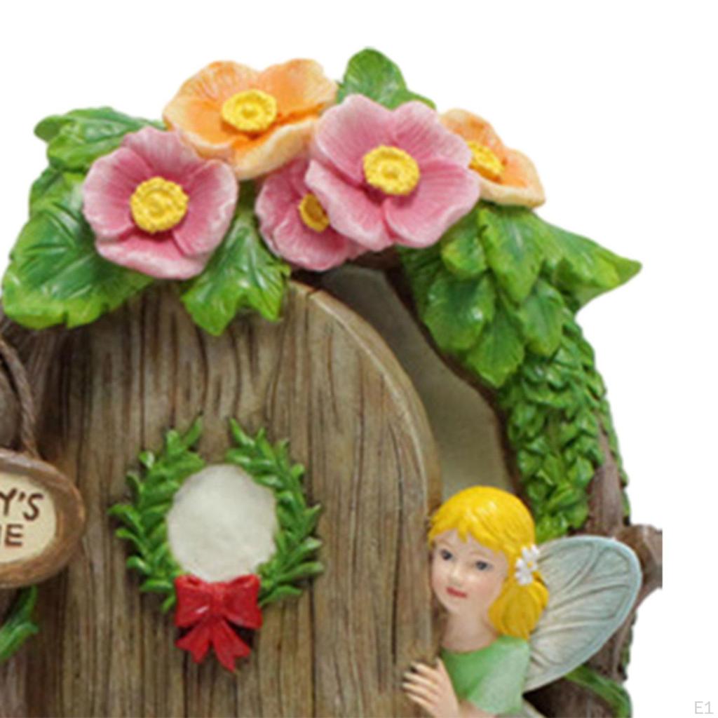 Fairy Door and Windows for Trees Tree Stump Decor Outdoor Set,Home Decoration, Garden Art
