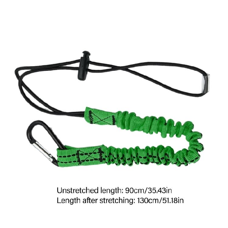 Werkzeug-Lanyard mit Schraubverschluss-Karabiner Anti-Fall-Werkzeug-Sicherungsleine Ausziehbares Bungee-Seil Einfach zu bedienen