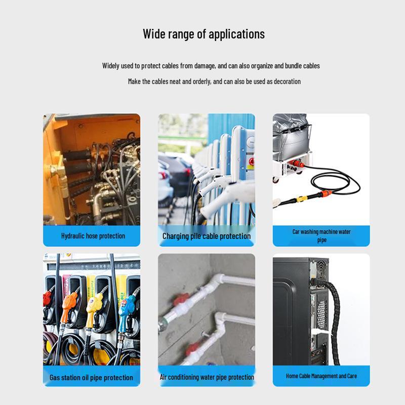 Hochdruck-Hydraulikschlauch & Kabelschutz-Spiralschlauch