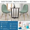 Waterproof Jacquard Shell Chair Cover Stretch Dining Adjustable Chair Covers Slipcover Furniture Protector Hotel Home