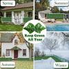 Artificial Green Fence Roll - 1pc, 300x100cm, for Outdoor Balcony & Garden Decor with Realistic Leaves, Ideal Christmas Tree Companion & Holiday Gift