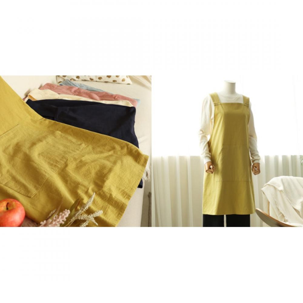 Shop DomeStic Women S floriSt workShop Apron Plain Apron Ena Wap 0957 muStard