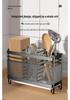 Stainless Steel Wall-Mounted Chopstick and Spoon Holder