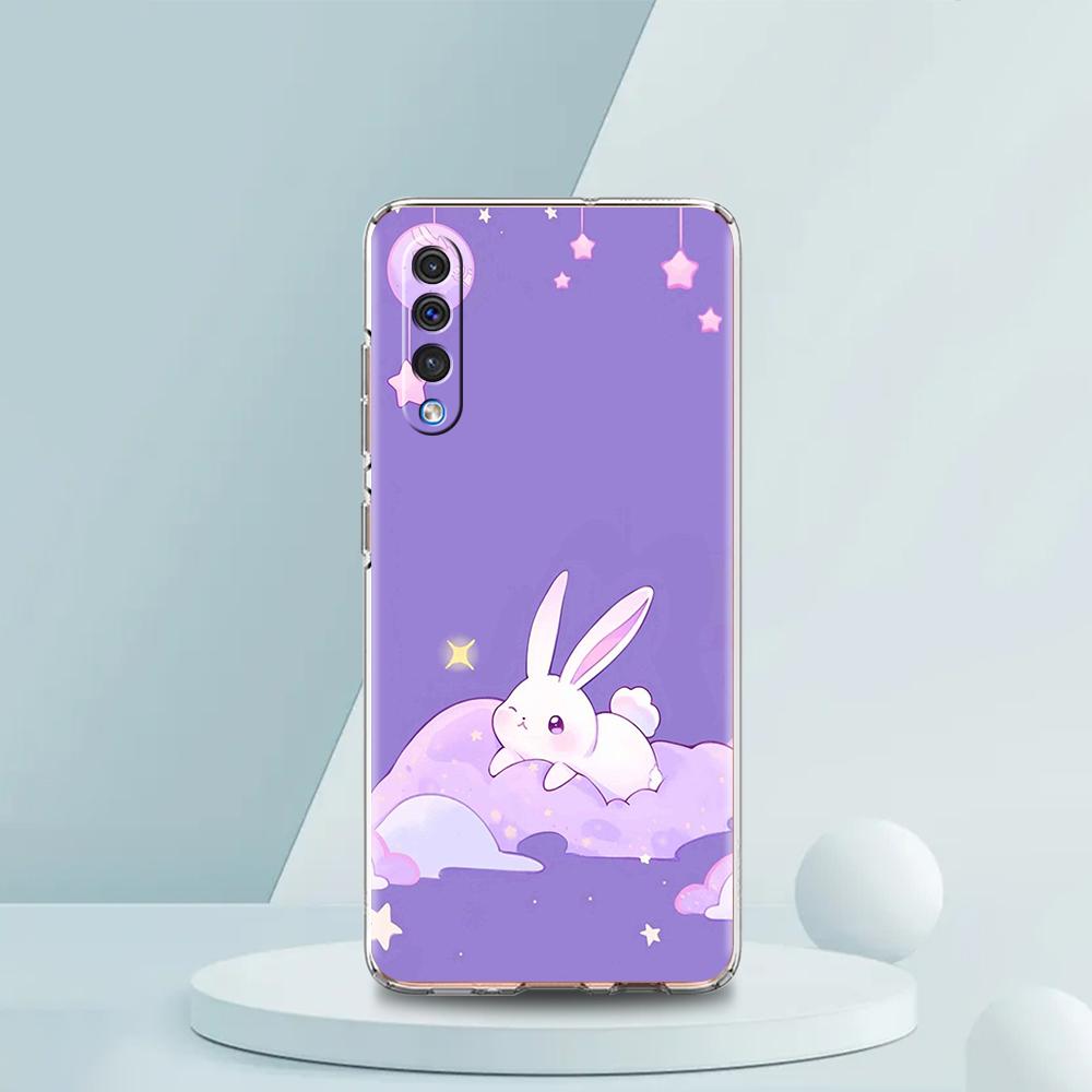 Cute Colorful Rabbit Case For Samsung A16 A14 A12 A22 A32 5G A34 A42 A52 A54 A50 A70 A30 A40 A20E A10S A20S A02S A04S A06 Cover