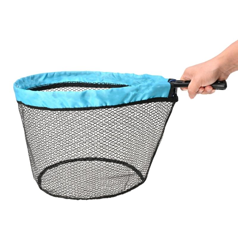 Fishing Landing Net Portable Fishing Net with Comfortable Grip and Storage Bags Foldable Landing Net Fishing Tackle Tool