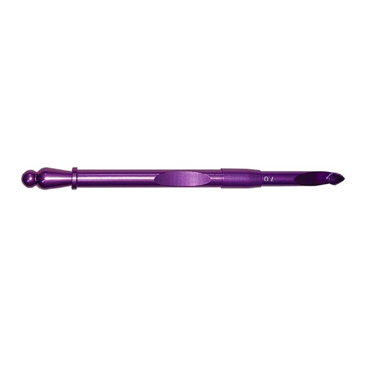 Ergonomic Crochet Hook with 8 Interchangeable Tip Aluminum Crochet Hook 3.0mm-7.0mm for Knitting Crochet Craft