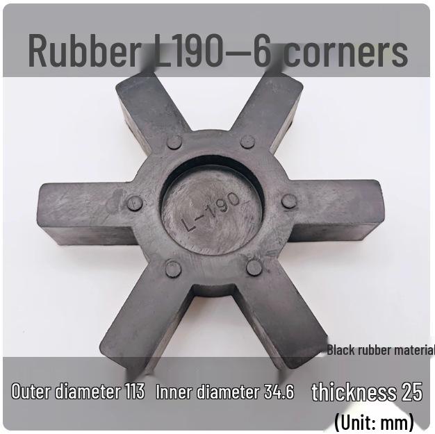 L-Shaped Hexagonal Rubber Shock Absorber Pad