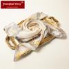 Shanghaigushi Silk Scarf for Women, 100% Mulberry Silk Satin Square Scarf, Gift for Mom, Birthday Wrap, Gift Box, Holiday Present