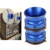 1 Pair NAB Hub Adapters Aluminum Alloy 1Celsius4 10 Inch Opener Nab Adapters Professional   Loading Device with Lock for Reel To Reel Tape Rec