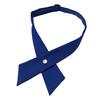 Cămașă cravată pentru femei Design de culoare solidă Închidere ușoară cu cataramă Design încrucișat Cravată pentru gât Uniforme de lucru pentru absolvire Cravată pentru studenți