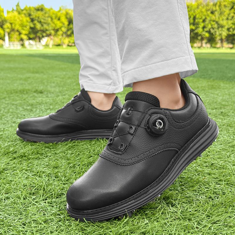 Profesionální pánské golfové boty Prodyšné Pohodlné Sportovní tenisky Protiskluzové Prodyšné Kožené Tréninkové boty Velká velikost 39-48