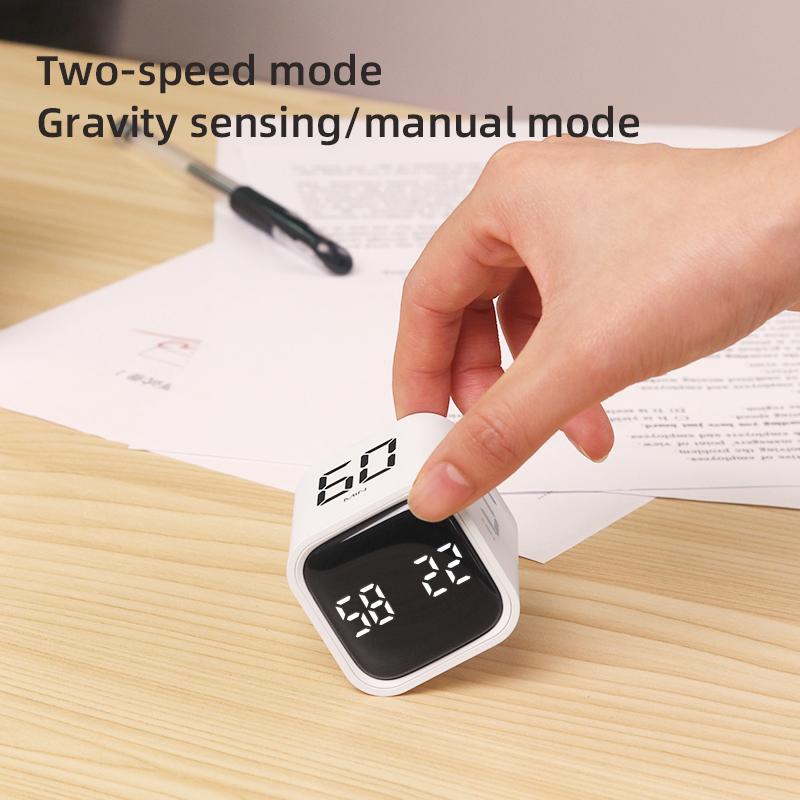 Gravity Flip Timer Silent Vibration Sound Alarm 5-60 Minutes and Custom Countdown Perfect For Working Learning Cooking Study
