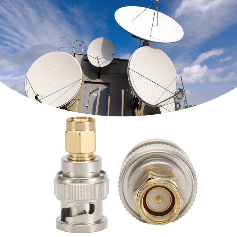Kupfer BNC auf SMAJJ Adapter Universell BNC SMAJJ Signalsteckverbinder Stecker und Buchse für Computersysteme Geräte