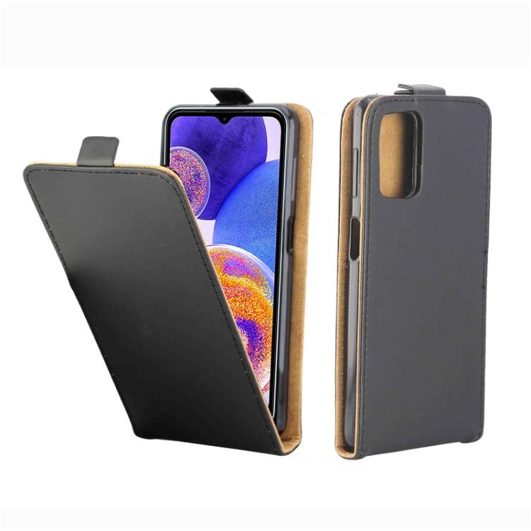 

For Samsung Galaxy A23 5G Vertical Flip Leather Phone Case with Card Slot For Samsung Galaxy A23 5G чёрный