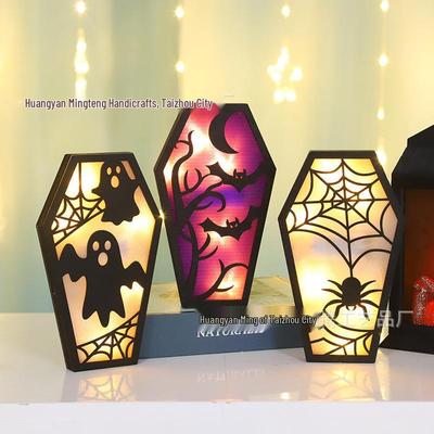 Halloween DIY Bat and Ghost Light Ornament - New Creative Atmosphere Decor