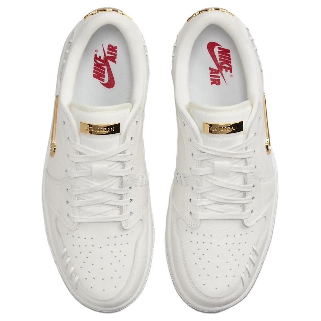 Air Jordan 1 Low Method of Make Vela Oro Metallizzato Sneakers da Donna Crema FN5032-100
