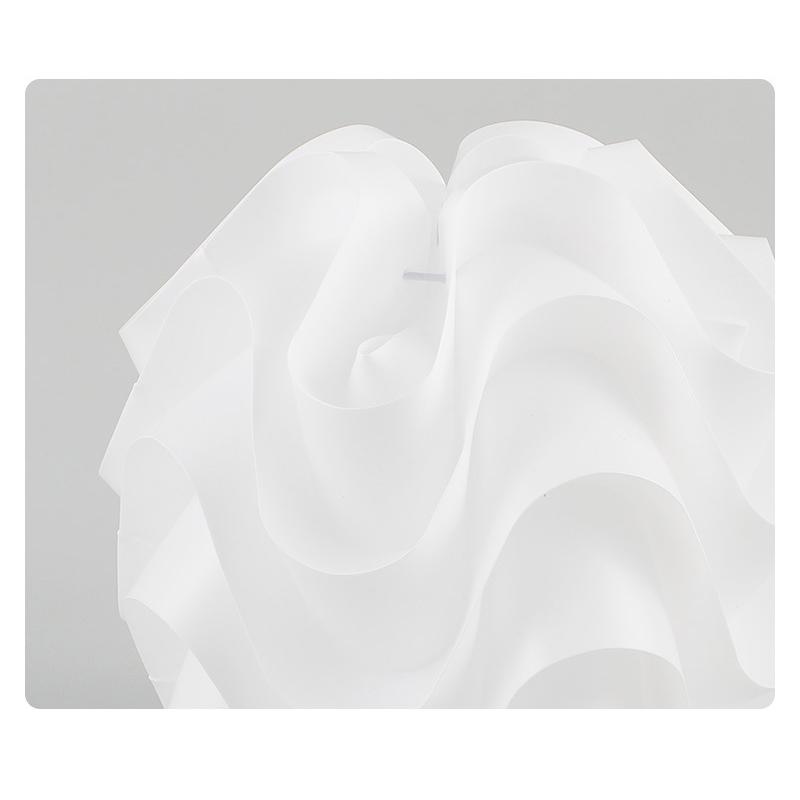 Pp Wave Ball Lampshade Petal Table Lamp Shade Light Durable Cover Design Lampshade Protector Household Chic