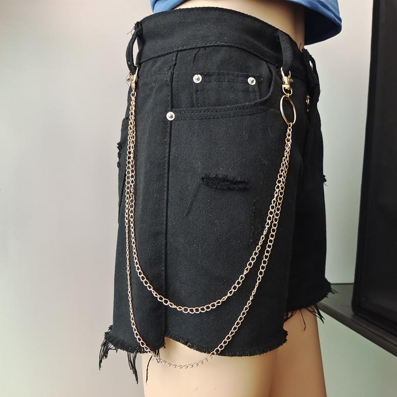New Men's and Women's Waist Chain Rock Nightclub Metal Waist Chain Jeans Accessories