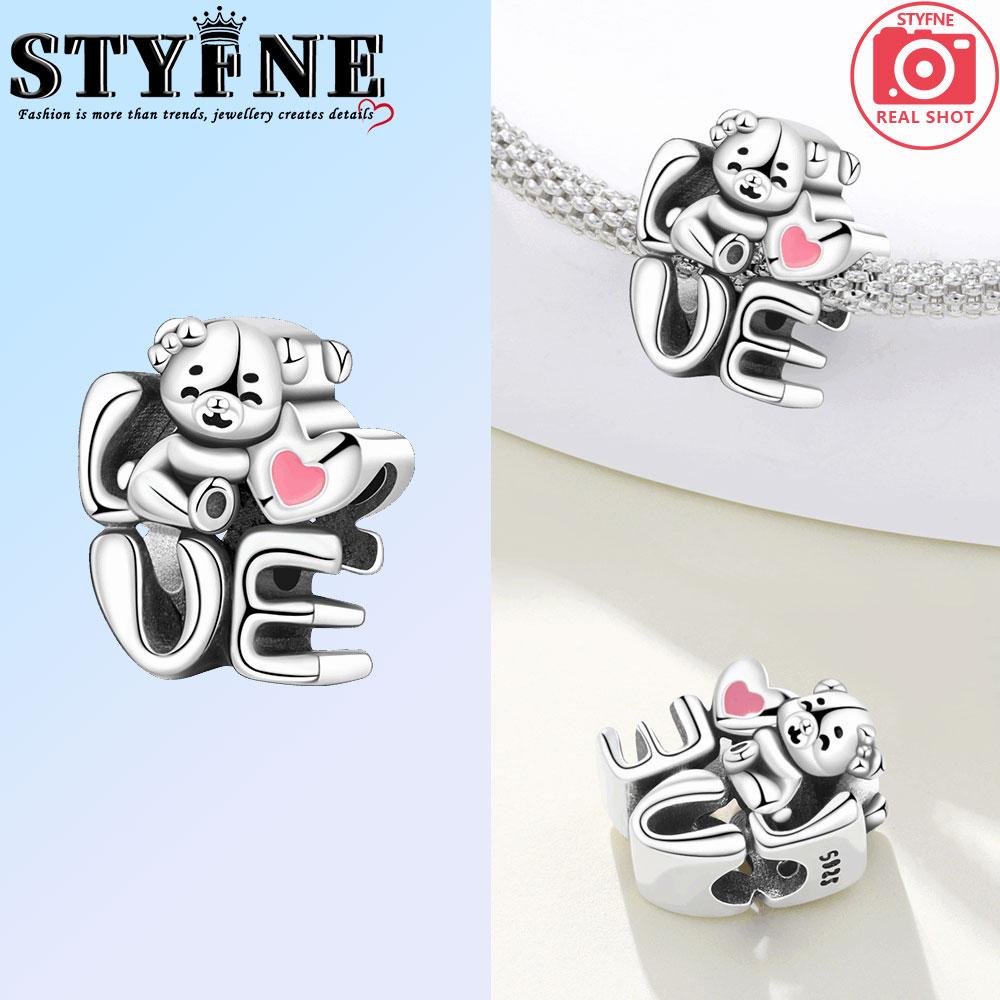 Copper Heart Mother And Daughter Hugging Each Othercharms Beads Pendant For Original Bracelet Woman Girl Jewelry